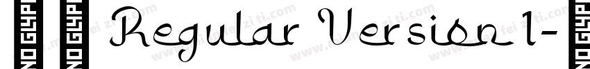 小愚 Regular Version 1字体转换